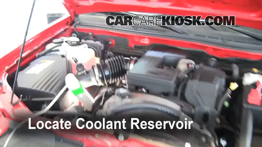 2007 Chevrolet Colorado LT 3.7L 5 Cyl. Crew Cab Pickup (4 Door) Coolant (Antifreeze) Add Coolant